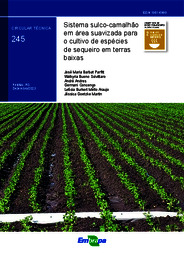 Thumbnail de Sistema sulco-camalhão em área suavizada para o cultivo de espécies de sequeiro em terras baixas.