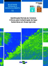 Thumbnail de Identificação remota de cenários críticos para contaminação de água subterrânea em áreas agrícolas.