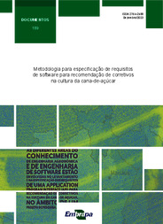 Thumbnail de Metodologia para especificação de requisitos de software para recomendação de corretivos na cultura da cana-de-açúcar.