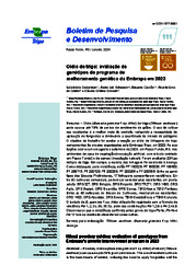 Thumbnail de Oídio de trigo: avaliação de genótipos do programa de melhoramento genético da Embrapa em 2023.