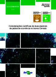 Thumbnail de Considerações científicas de duas espécies de jatobá de ocorrência no bioma Cerrado.