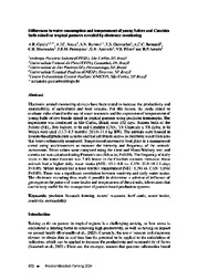 Thumbnail de Differences in water consumption and temperament of young Nelore and Canchim bulls raised on tropical pastures revealed by electronic monitoring.