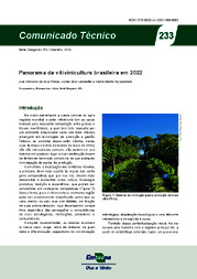 Thumbnail de Panorama da vitivinicultura brasileira em 2022.