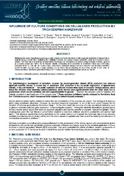 Thumbnail de Influence of culture conditions on cellulases production by Trichoderma Harzianum.