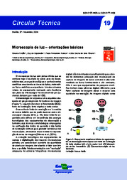 Thumbnail de Microscopia de luz: orientações básicas.