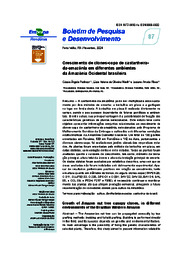 Thumbnail de Crescimento de clones-copa de castanheira-da-amazônia em diferentes ambientes da Amazônia Ocidental brasileira.