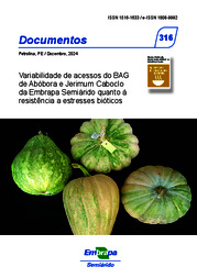 Thumbnail de Variabilidade de acessos do BAG de Abóbora e Jerimum Caboclo da Embrapa Semiárido quanto à resistência a estresses bióticos.