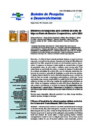 Thumbnail de Eficiência de fungicidas para controle de oídio do trigo na Rede de Ensaios Cooperativos, safra 2024.
