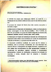 Thumbnail de Histórico do CPATSA.
