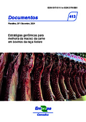 Thumbnail de Estratégias genômicas para melhoria da maciez da carne em bovinos da raça Nelore.