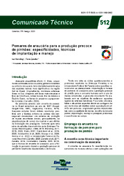 Thumbnail de Pomares de araucária para a produção precoce de pinhões: especificidades, técnicas de implantação e manejo.