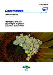 Thumbnail de Informes da avaliação de genótipos de girassol 2022/2023 e 2023/2024.