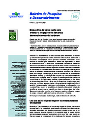 Thumbnail de Dispositivo de baixo custo para orientar a irrigação sob demanda: desenvolvimento do hardware.