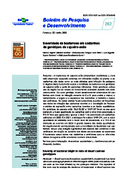 Thumbnail de Severidade da bacteriose em castanhas de genótipos de cajueiro-anão.