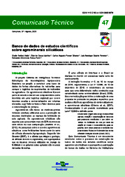 Thumbnail de Banco de dados de estudos científicos sobre agrominerais silicáticos.