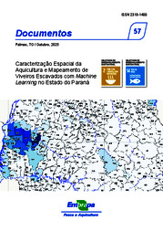 Thumbnail de Caracterização espacial da aquicultura e mapeamento de viveiros escavados com Machine Learning no estado do Paraná.