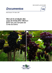 Thumbnail de Manual de produção das uvas de mesa BRS Vitória e BRS Isis nos Campos de Cima da Serra.