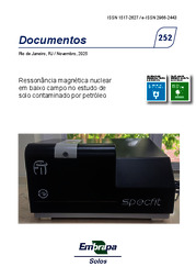 Thumbnail de Ressonância magnética nuclear em baixo campo no estudo de solo contaminado por petróleo.