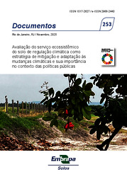 Thumbnail de Avaliação do serviço ecossistêmico do solo de regulação climática como estratégia de mitigação e adaptação às mudanças climáticas e sua importância no contexto das políticas públicas.
