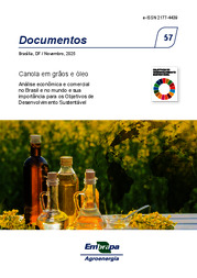 Thumbnail de Canola em grãos e óleo: análise econômica e comercial no Brasil e no mundo e sua importância para os Objetivos de Desenvolvimento Sustentável.