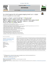 Thumbnail de A scalable framework for soil property mapping tested across a highly diverse tropical data-scarce region.