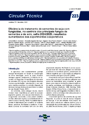 Thumbnail de Eficiência do tratamento de sementes de soja com fungicidas, no controle dos principais fungos de sementes e de solo, safra 2024/2025: resultados sumarizados dos experimentos cooperativos.