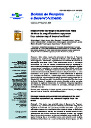 Thumbnail de Mapeamento estratégico de potenciais rotas de risco da praga Fusarium oxysporum f.sp. cubense raça 4 tropical no Brasil.