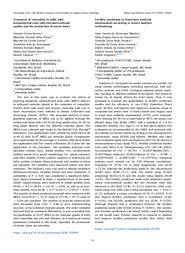 Thumbnail de Fertility prediction in fixed-time artificial insemination according to semen analysis methodology.