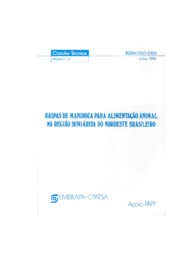 Thumbnail de Raspas de mandioca para alimentação animal na região Semi-Árida do Nordeste brasileiro.