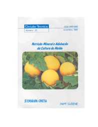 Thumbnail de Nutrição mineral e adubação da cultura do melão.