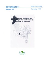 Thumbnail de Zoneamento e tipificação dos sistemas agrícolas do município de Bom Jesus da Lapa-BA.