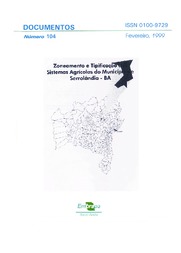 Thumbnail de Zoneamento e tipificação dos sistemas agrícolas do município de Serrolândia-BA.
