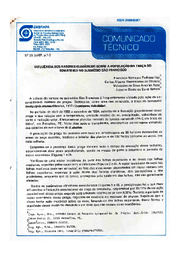Thumbnail de Influência dos fatores climáticos sobre a população da traça do tomateiro no Submédio São Francisco.