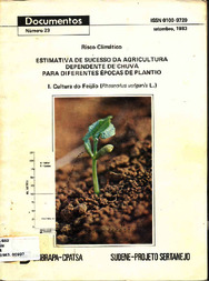 Thumbnail de Risco climático: estimativa de sucesso da agricultura dependente de chuva para diferentes épocas de plantio. I. Cultura do feijão (Phaseolus vulgaris L.).