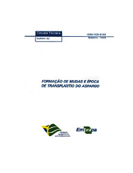Thumbnail de Formação de mudas e época de transplantio do aspargo.