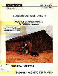 Thumbnail de Pequenos agricultores IV: métodos de programação de sistemas rurais.