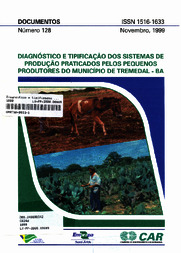 Thumbnail de Diagnóstico e tipificação dos sistemas de produção praticados pelos pequenos produtores do município de Tremedal-BA.
