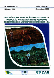 Thumbnail de Diagnóstico e tipificação dos sistemas de produção praticados pelos pequenos produtores do município de Cordeiros-BA.