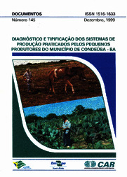 Thumbnail de Diagnóstico e tipificação dos sistemas de produção praticados pelos pequenos produtores do município de Condeuba-BA.