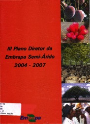 Thumbnail de III Plano Diretor da Embrapa Semi-Árido: 2004-2007.
