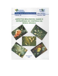 Thumbnail de Aspectos biológicos, danos e estratégias de controle da mosca branca.
