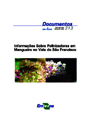 Thumbnail de Informações sobre polinizadores em mangueira no Vale do São Francisco.