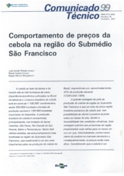 Thumbnail de Comportamento de preços da cebola na região do Submédio São Francisco.