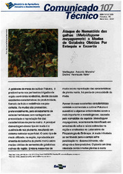 Thumbnail de Ataque de nematóide das galhas (Meloidogyne mayaguensis) a mudas de goiabeira obtidas por estaquia e enxertia.