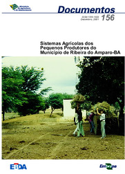 Thumbnail de Sistemas agrícolas dos pequenos produtores do município de Ribeira do Amparo-BA.