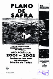Thumbnail de Plano safra para a agropecuária de sequeiro no município de Petrolina: ano agrícola 2001-2002.