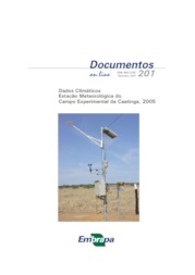 Thumbnail de Dados climáticos estação meteorológica do campo experimental da Caatinga, 2005.