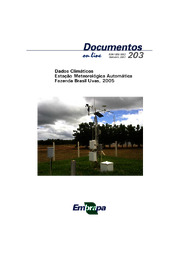 Thumbnail de Dados climáticos estação meteorológica automática Fazenda Brasil Uvas, 2005.