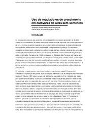 Thumbnail de Uso de reguladores de crescimento em cultivares de uvas sem sementes.