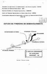 Thumbnail de Estudo de itinerário de desenvolvimento: o caso da comunidade de Alagoinha - Mossoró-RN.